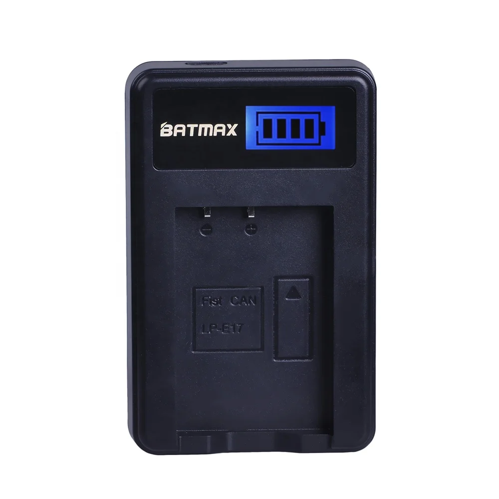 BATMAX FACTORY LPE17 LP E17 LP-E17 LCD USB Charger for Canon EOS M3 M6 200D 750D 800D 8000D 760D T6i T6s Kiss X8i X9i M3 M5 M6