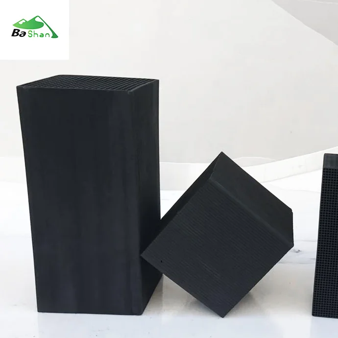 Air purification treatment and filter discharge Activated carbon manufacturing plant Honeycomb activated carbon