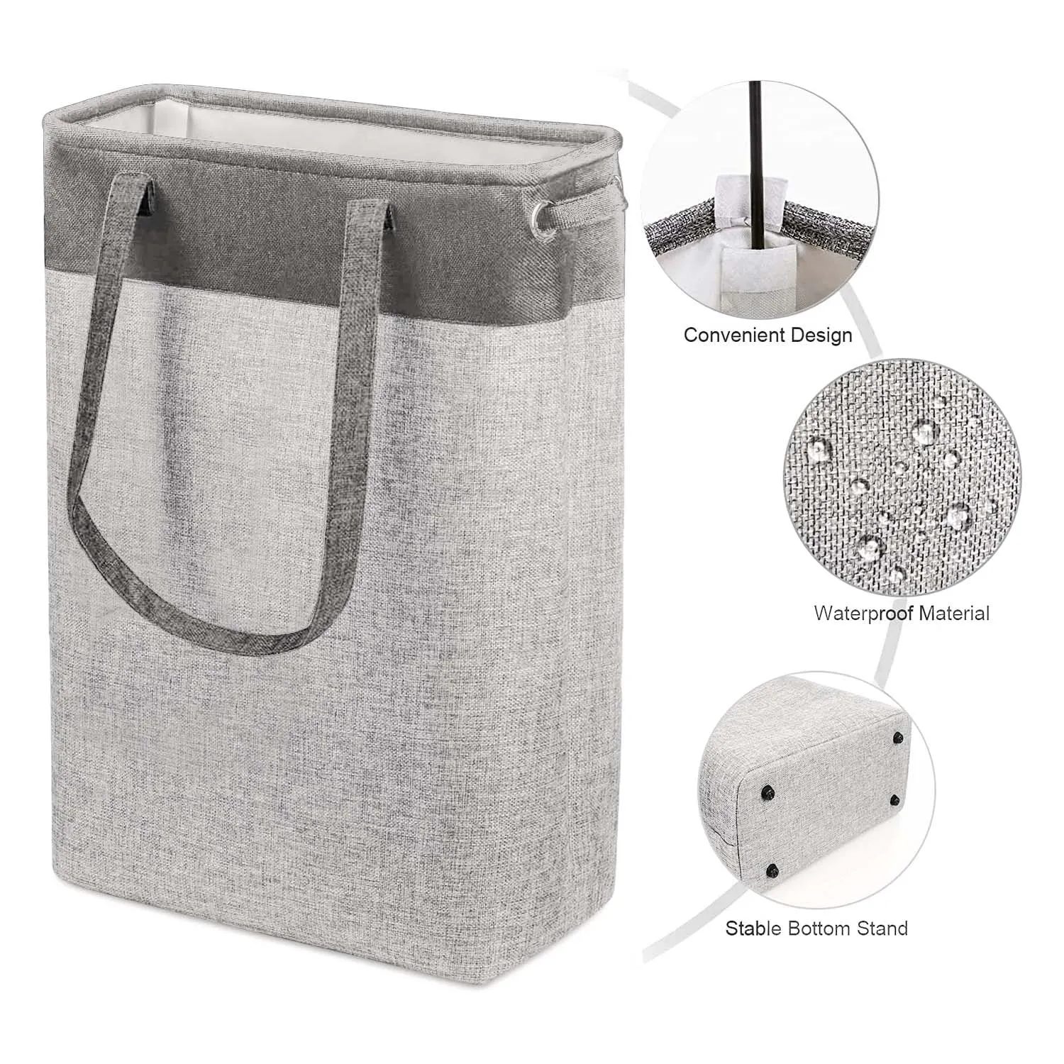Wholesale Collapsible Dirty kids baby clothes laundry Hampers Bag Foldable durable Storage basket