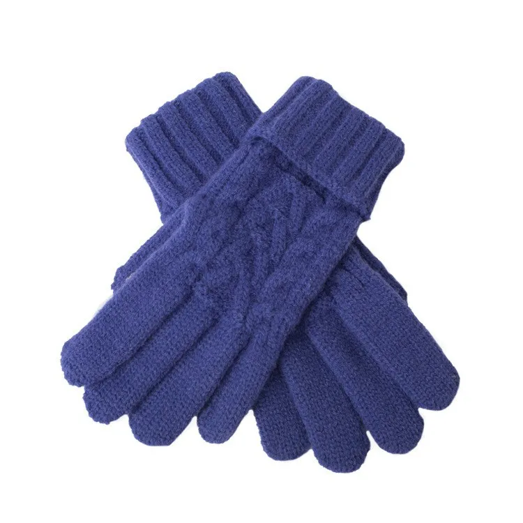 Customized Winter Thickened Gloves Winter Warm Touch Screen Touch Knit Ladies Wholesale Adults