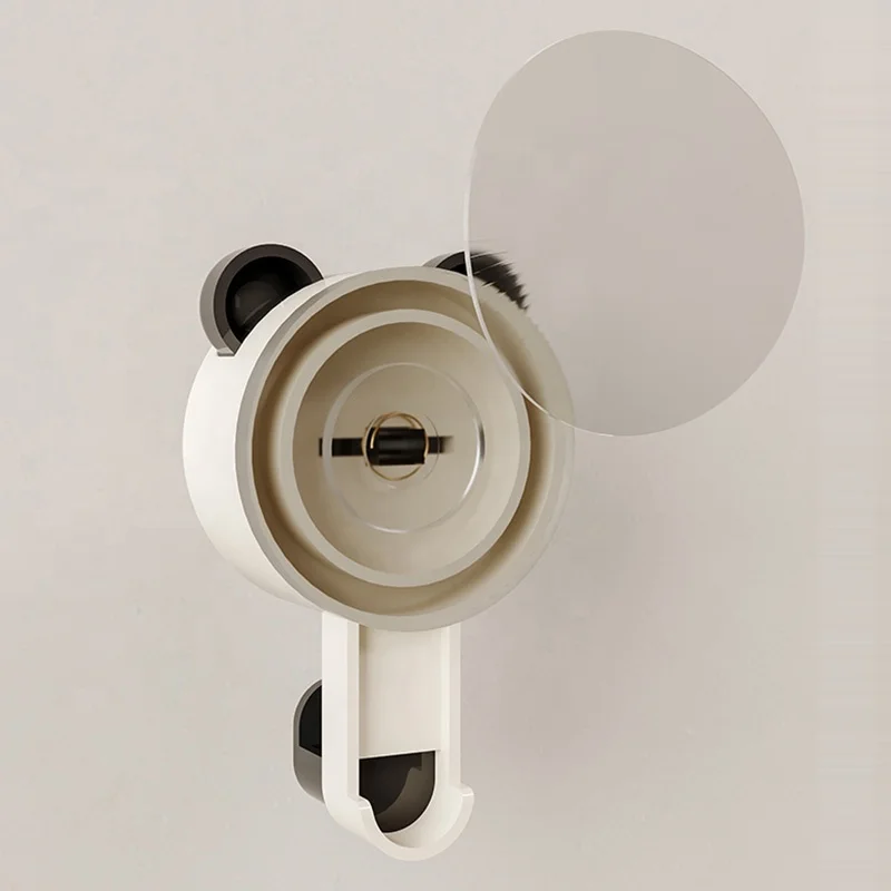 Oriental Elements Panda Style Heavy Duty Punch-Free Hook To5KG Stick Wall Kitchen-Bathroom Coat Rack Cartoon Hooks Hook