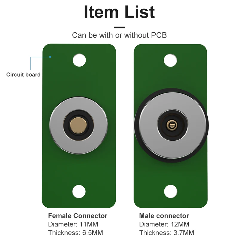
High Current Spring Loaded magnetic pogo pin connector 1 pin pogo connector 