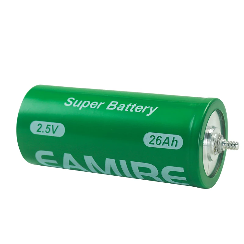 
Lithium titanate titanium oxide battery 2.5V 26Ah LTO battery rechargeable battery for RV EV solar 