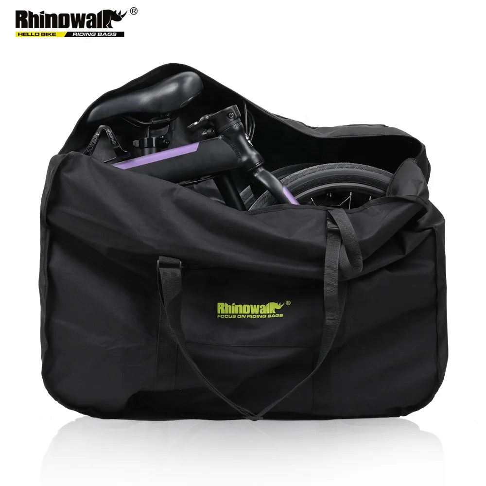 Rhinowalk 20 Inch Folding Bike Carry Bag Portable Bicycle Carry Bag Cycling Bike Transport Case Travel Bicycle Accessories