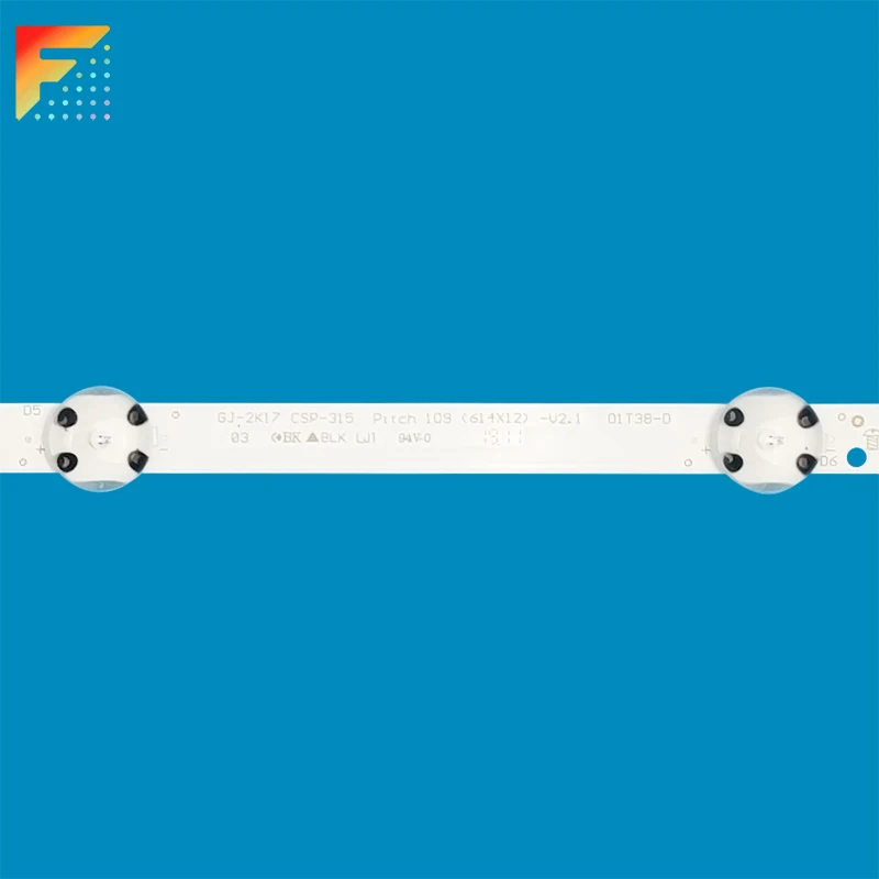 LED Backlight Strip For 32 Inch TV 32PHS4112 32PHT4112 GJ-2K17 CSP-315 Pitch 109 (614X12)-V2.1 Shineon M08-TP32030-0601N-4088D 3