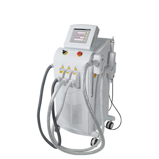 OEM ODM 4 в 1 Elight + 808 диодный лазер + ND yag 1064 нм 532 нм nd yag лазер q-Переключаемый аппарат для удаления волос с татуировкой