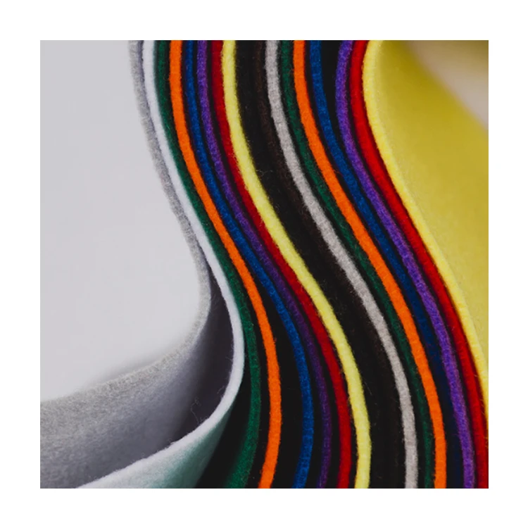 3mm 4mm 100% polyester wool textile felt fabric recycled felt for sprung mattress filling textile and floor coverings