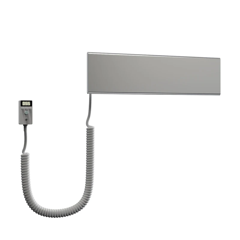 Designer anthracite heated towel rails hot water radiator heater for room using