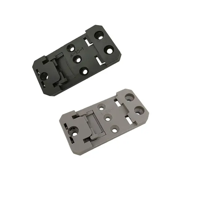 C45 Electrical Mounting Rail Bracket Clips, Din Rail Plastic Clip For 35mm Din Rail