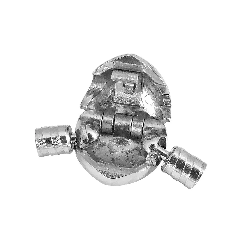 Fashion 316L stainless steel diy large hole beaded heart shaped clasp bracelet 3mm snake chain charm wrist bracelet