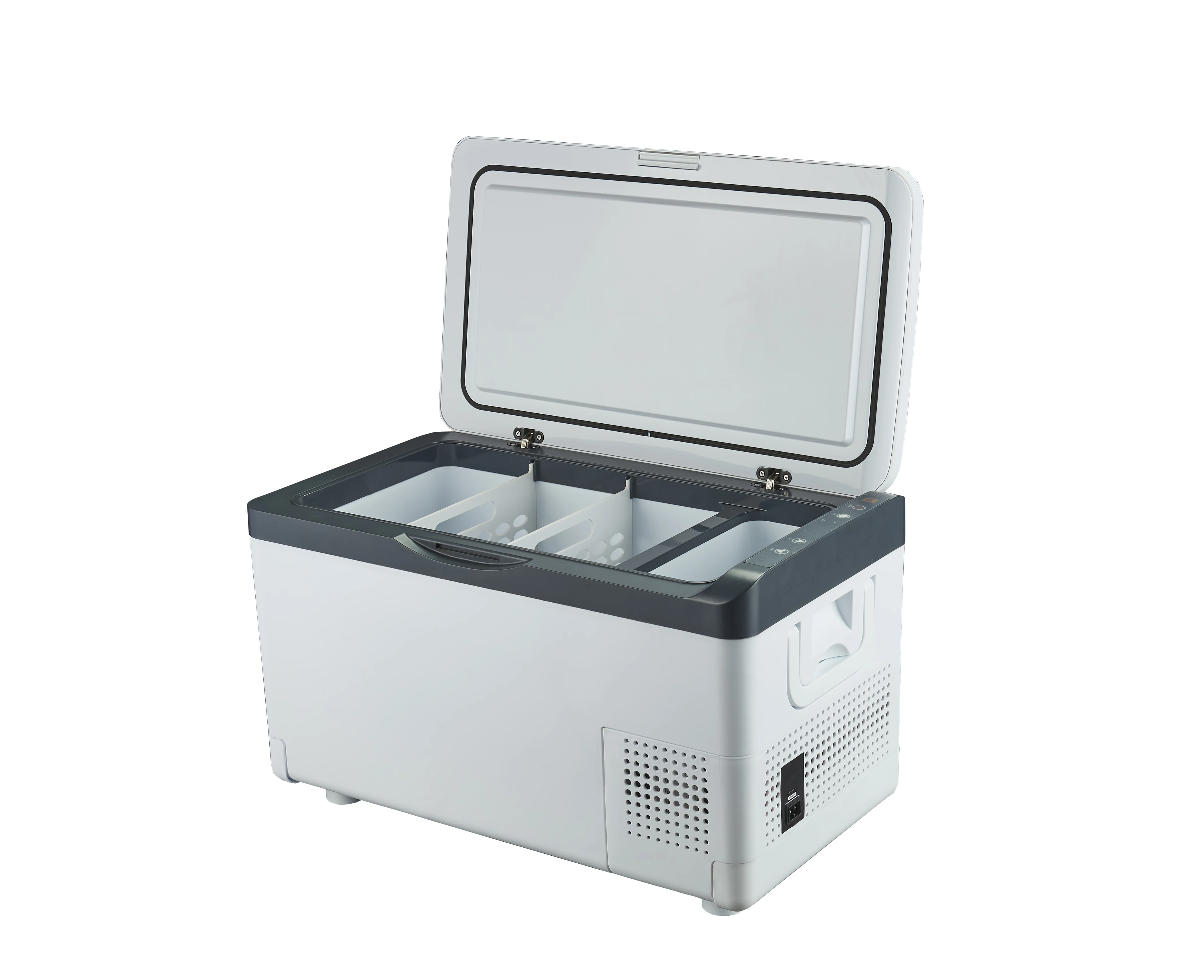 Portable Dc 12 24v Auto Freezer Refrigerator Mini Car Fridge  with LCD Touch Screen (HLX- K26)