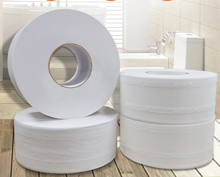 Tissue paper roll mini Jumbo tissue virgin toilet paper OEM in Vietnam for wholesale