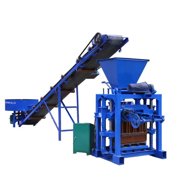 QT4-35 Block Making Machine Brick Machines for Small Businesses Manual Concrete Brick Machines