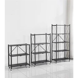 iron shelf storage rack shelves racking foldable steel bathroom home metal vegetable kitchen rotating storage racks organizer