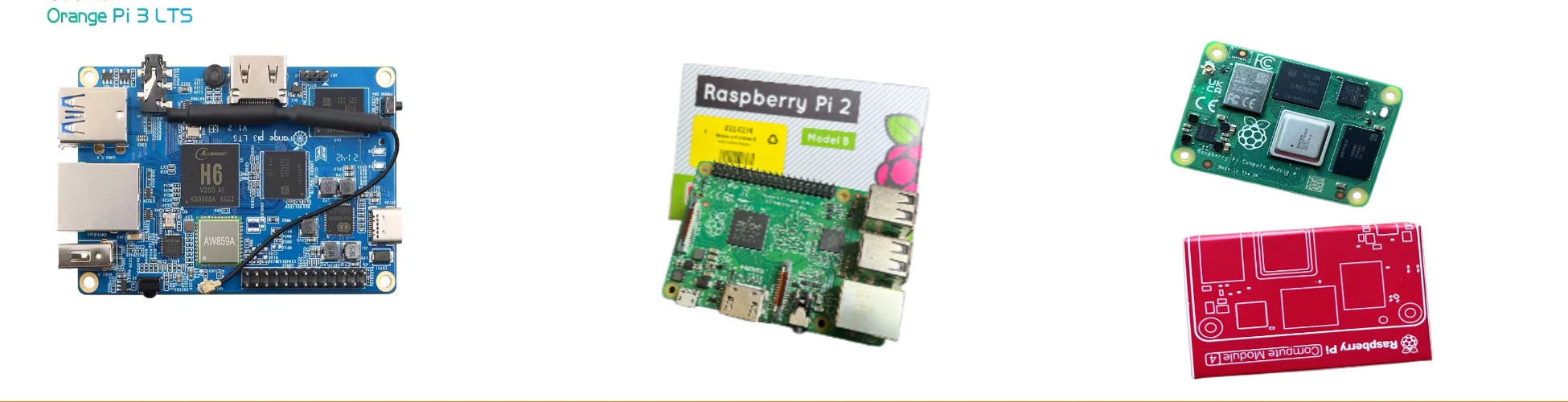 2018 Raspberry Pi 2 Model B with 1G RAM Integrated Circuits