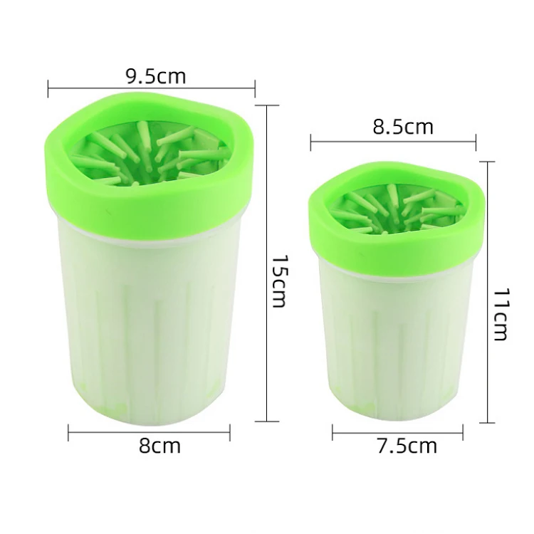 Hot Sale Durable Portable Silicone Pet Washing Cup Cat Dog Foot Washer Cleaner Pet Paw Washer