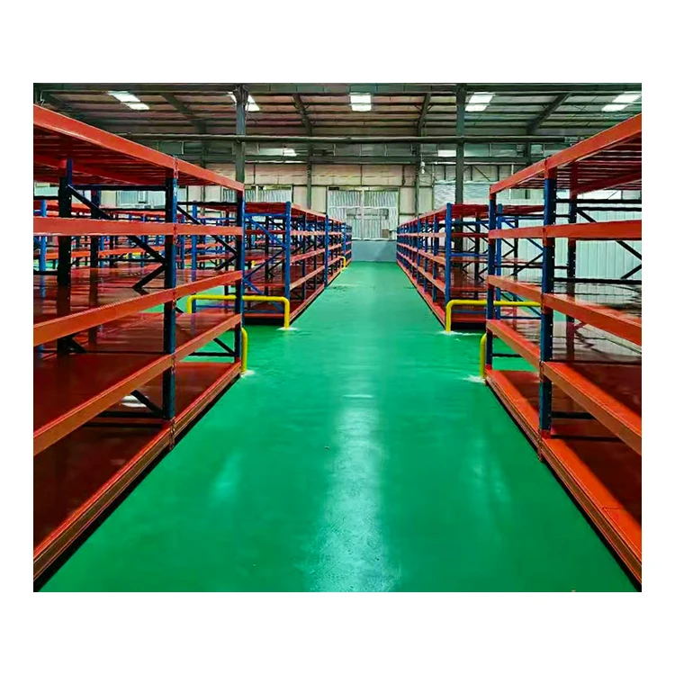 High quality Light Duty Warehouse Storage Racks Slotted Angle Steel Shelving / Logistics Equipment Racking