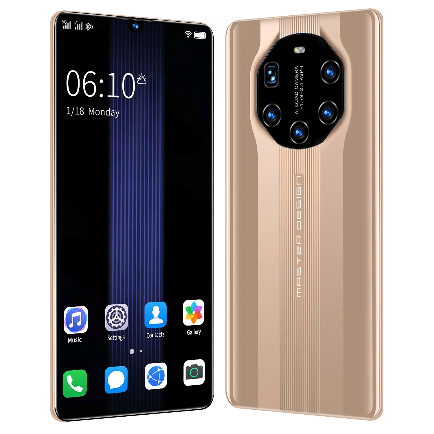 cheapest unlock mobail phone MT40RS 6.5' HD+screen telephones dual sim card desbloqueado telefonos celulares