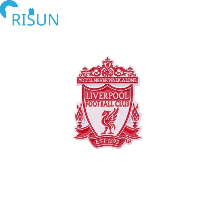 Souvenirs Customized Soft Enamel Soccers Football Club Lapel Pins Badges Brooches Custom Football Soccer Club Enamel Pin badge