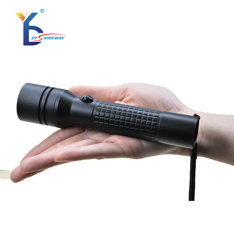 USB outdoor flashlight button switch rechargeable waterproof led powerful flashlight