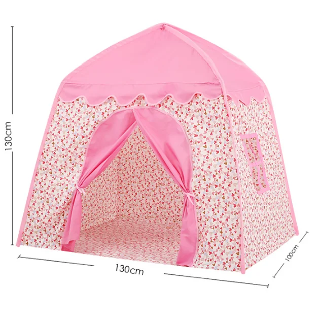 Good Quality Kids Play Tent Large Space Playhouse Indoor Princess Castle Baby Tent Children Folding Tent Play House Shaped