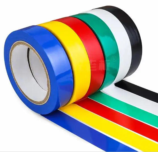 Heat Resistant Insulating Tape Colored Electrical Maintenance Insulation Tape Rubber Safety Protective Pvc Adhesive Tape
