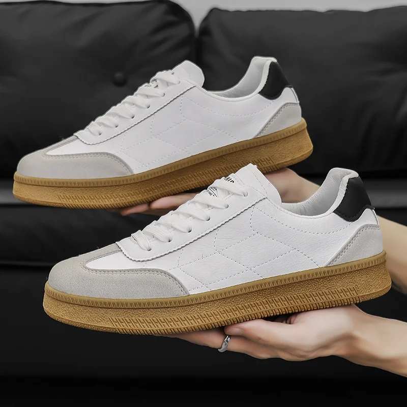 MNV Wholesale Custom Logo Suede Leather Men Casual Shoes Zapatillas Hombre Men Casual Skateboard Shoes