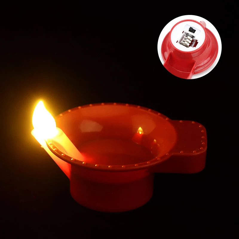 Горячая распродажа diya для украшения diwali lights индийская светодиодная Индукционная водяная лампа