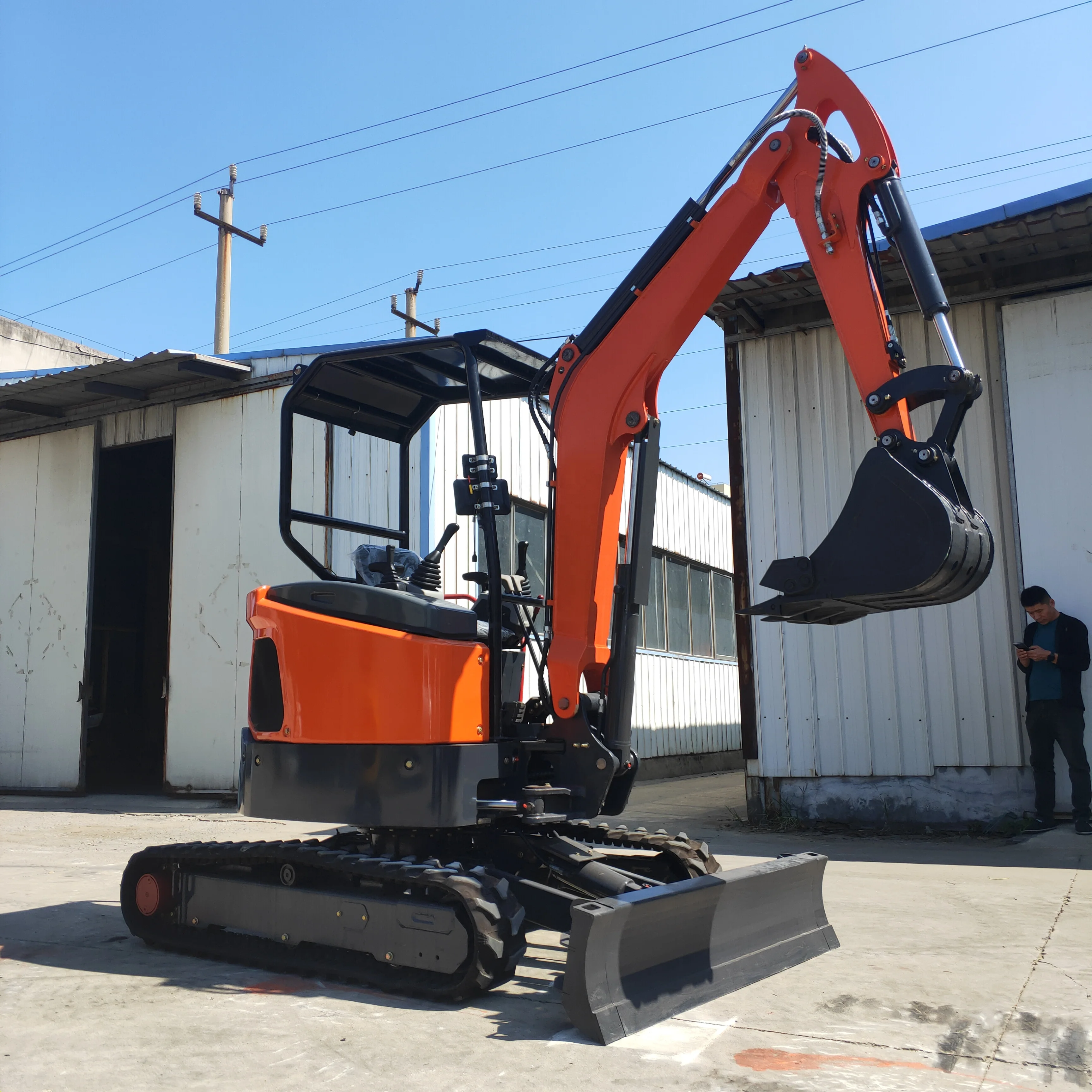 hydraulic 3.5 ton crawler  Excavator 3 ton For Sale with display / Bluetooth / reversing image