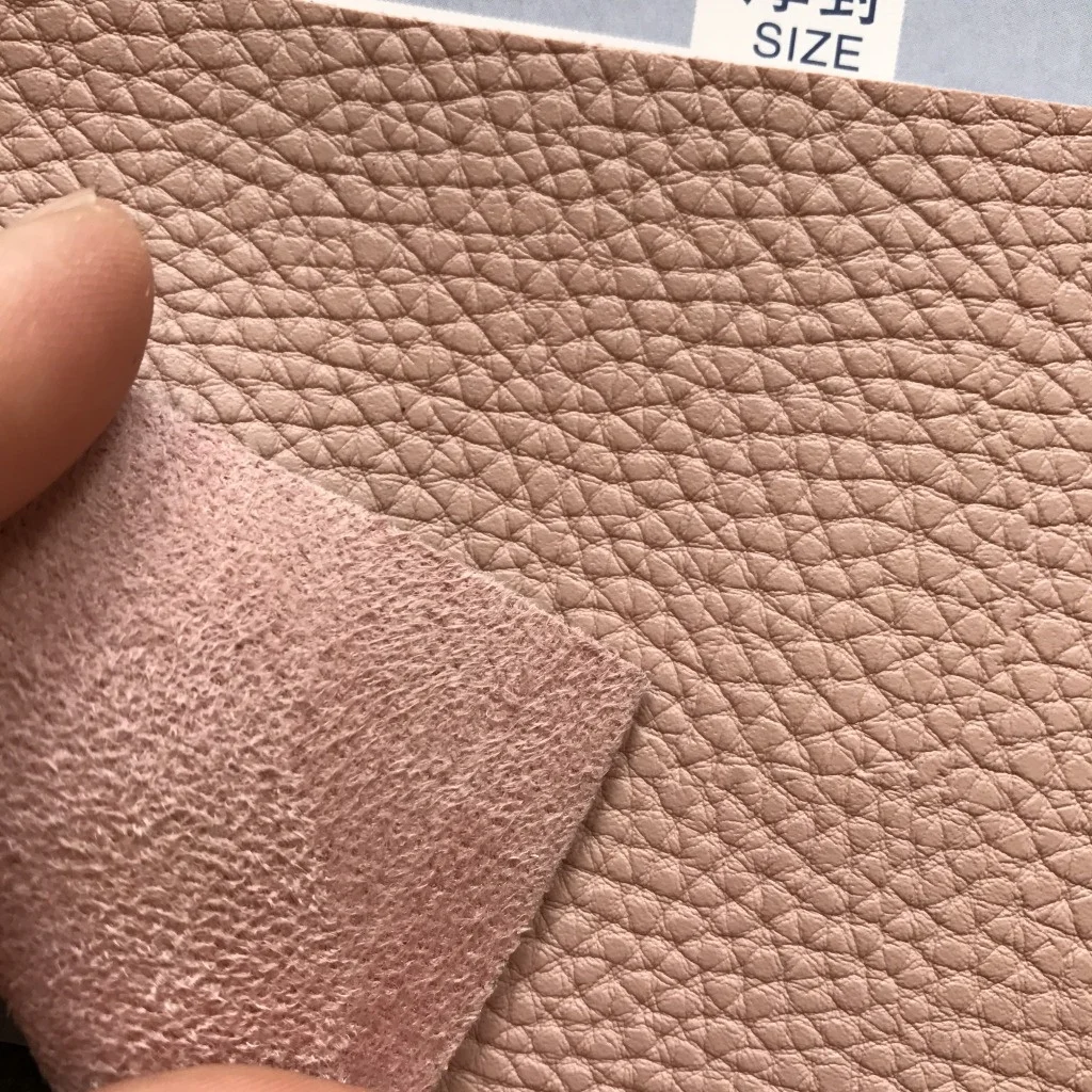 Artificial Leather Thickness 1.7mm Litchi Grain PVC Synthetic Leather Roll Italian Leather For shoes, Bag, sofa, deco Material