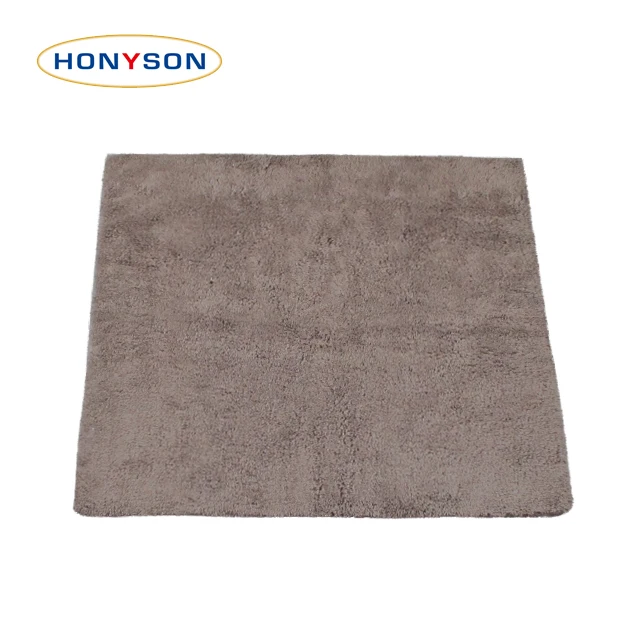 Blue Soft Cleaning Cloth Plush 16x16 450 gsm Edgeless Microfiber Auto Detailing Towel for Car Polishing Drying Wash Buffing
