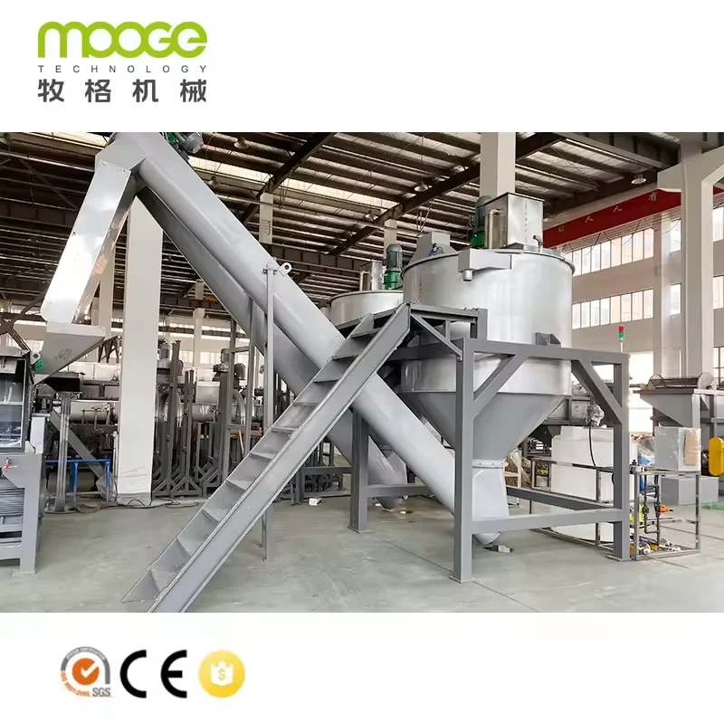 Classic 3000 kg/hr Rigid Plastic Sorting Waste PET Bottle Recycling Machine