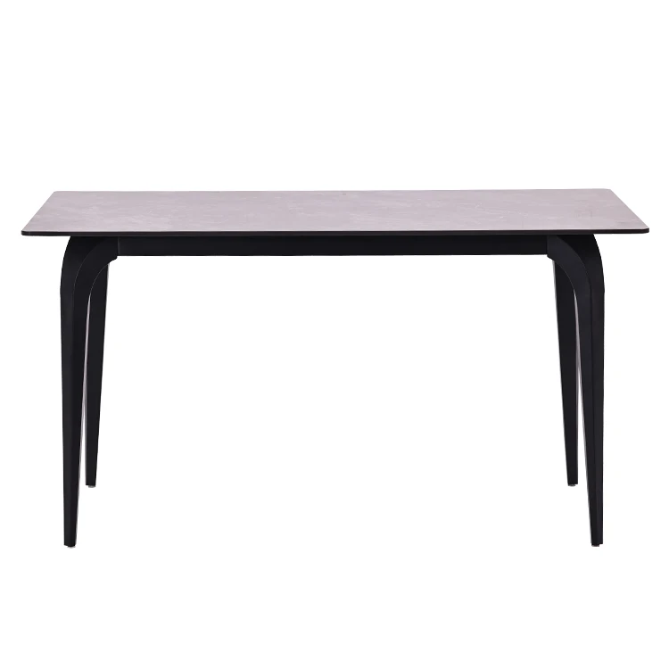 Free Sample Wood Round Steel Square Extendable Victorian European White Marble Dining Table Set