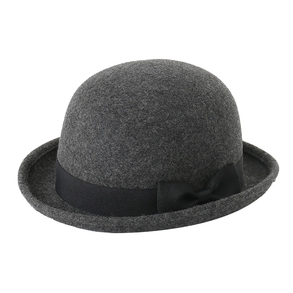 
 Котелок Дерби 100% чистая шерсть качественная войлочная шляпа для театра  