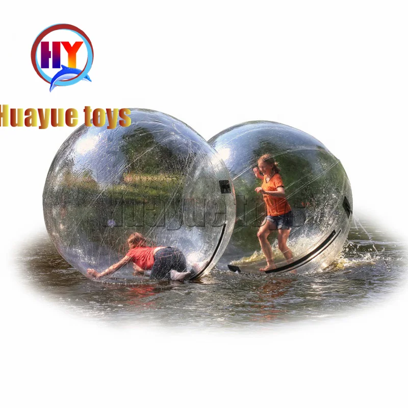 High quality TPU/PVC inflatable running water walking bubble roller ball for water game
