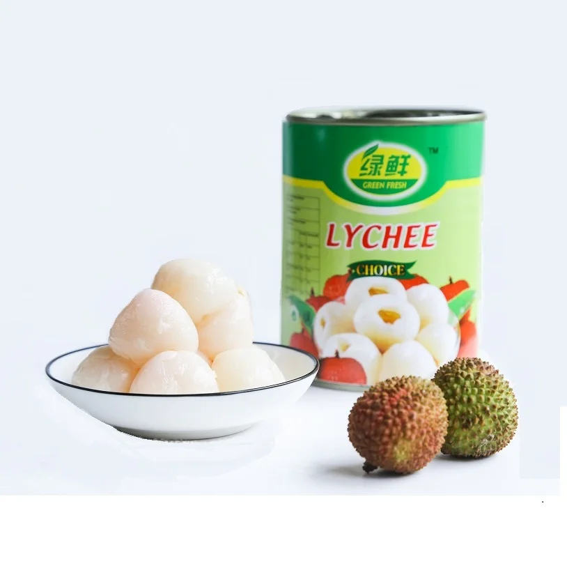 new season  factory supplier canned fruit in tin pachage canned fruit canned lychee / lichee whole in syrup