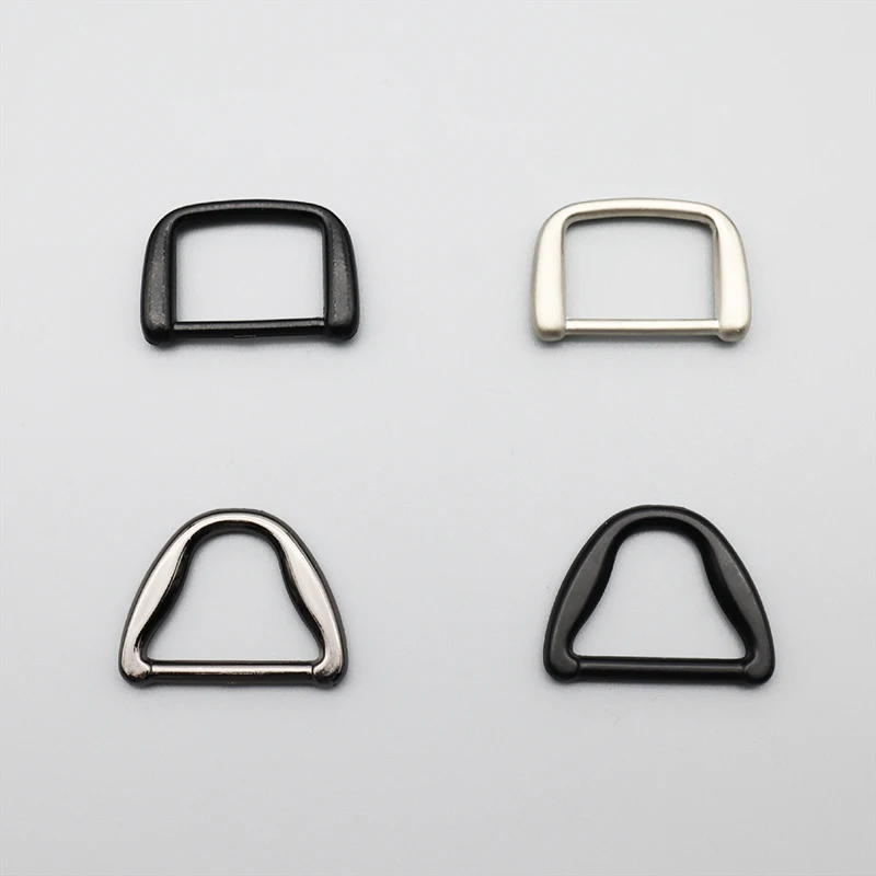 D Metal Half Ring Buckle 25mm Size Belt with D Key Chain Alloy Zinc Buckle for Bags Garments Horseshoe Buckle Accessories