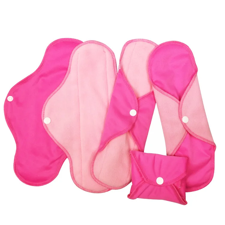 Reusable Menstrual Cloth Sanitary Napkin Pads Cheapest Price Soft Healthy Mum Night Use Hot sale