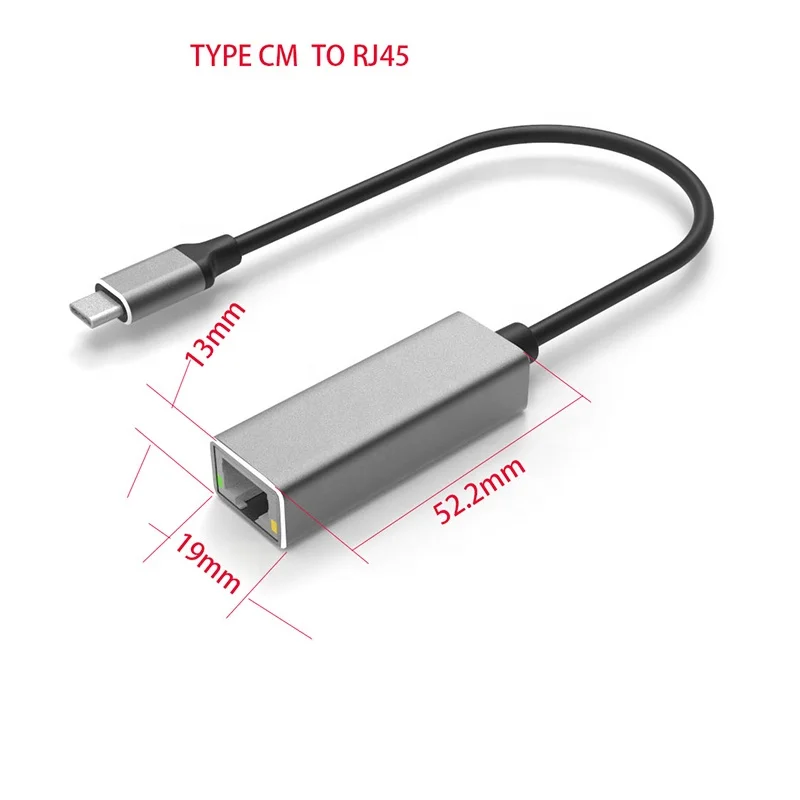 ABS Aluminum Direct wholesale cheap usb 3.0 to lan RJ45 gigabit converter for laptop notebook switch