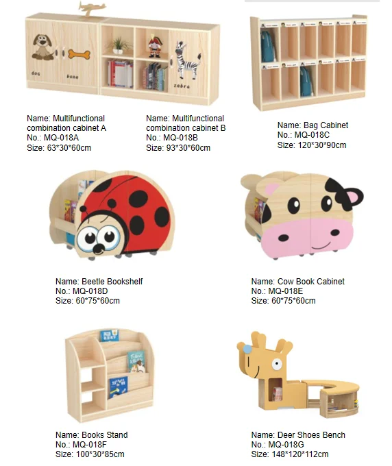 Daycare Reading Corner Setup Furniture Animal Book Shelf for Preschool