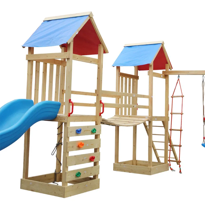 Small Wooden Cubby House For Children