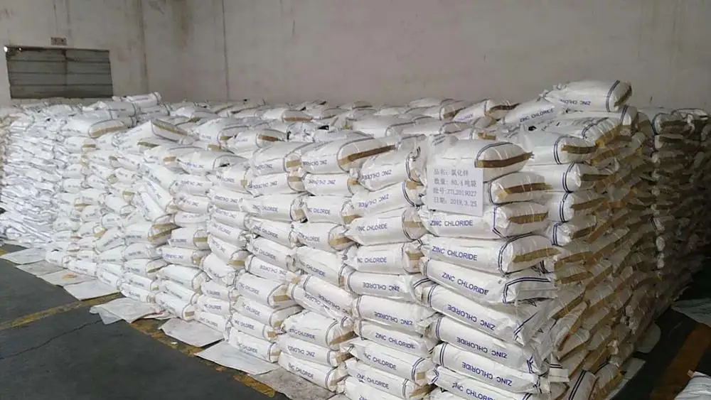 
2020 Hot sales battery grade 98%min Zinc Chloride 98%min ZnCl2 manufacturer 