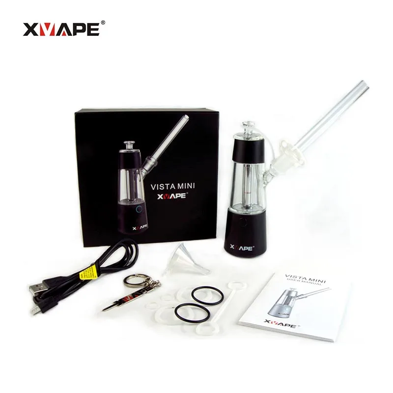 Fast heating with glass bubbler mouthpiece/3 different temperature settings/ easy to clean and portable vaporizer factory XVAPE