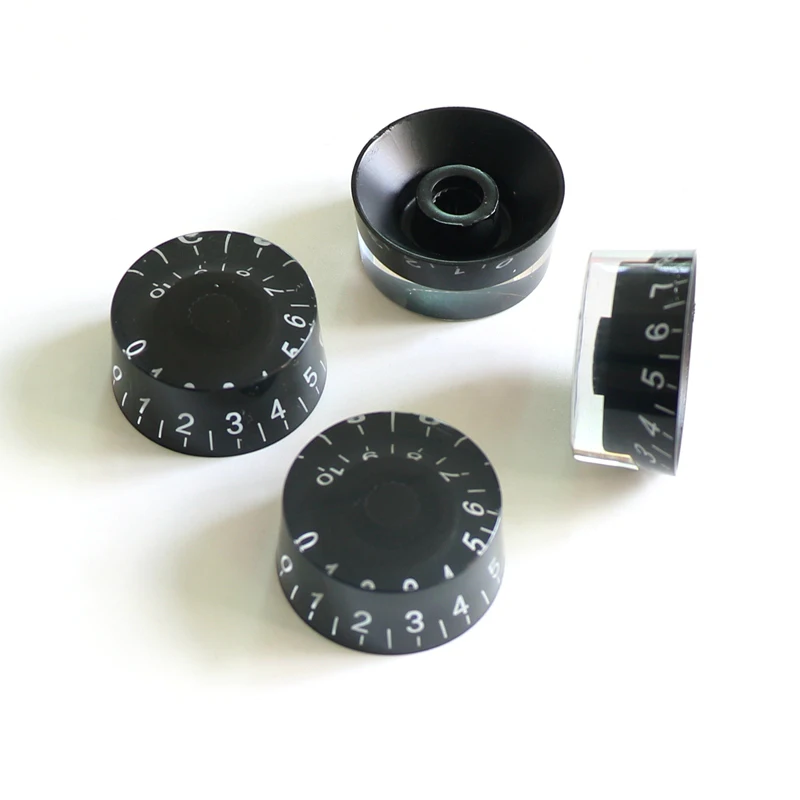 Black LP Speed Guitar Knobs For Tone Volume Control To Electric guitar spare parts online shopping store