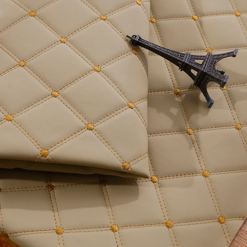 Custom luxury xpe leather 3D 5D carpet car floor mat material roll raw