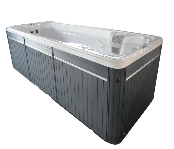 Роскошный акриловый бассейн Ponfit spa бесконечный открытый плавательный ванны и джакузи спа 12 человек горячие с крышкой