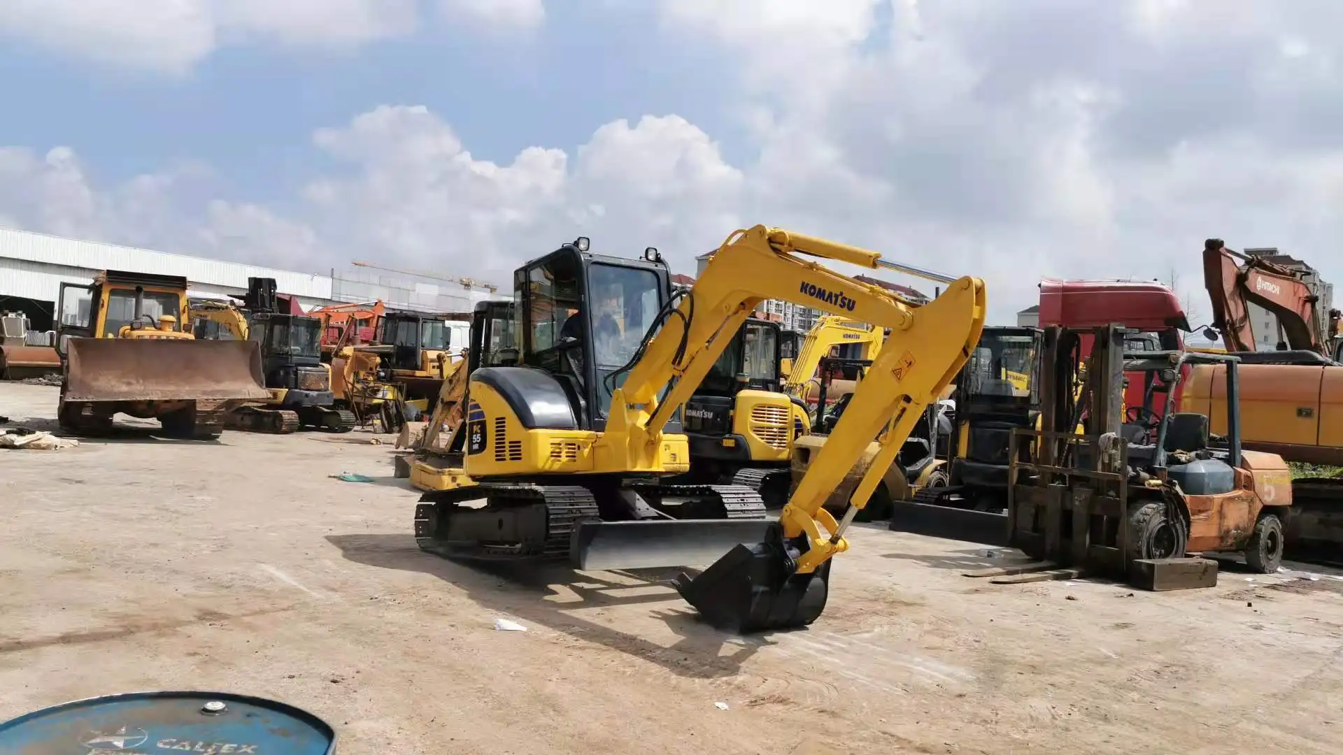 Экскаватор komatsu японский экскаватор гусеничный pc55 pc70 pc55mr pc60 pc120 pc128 pc138