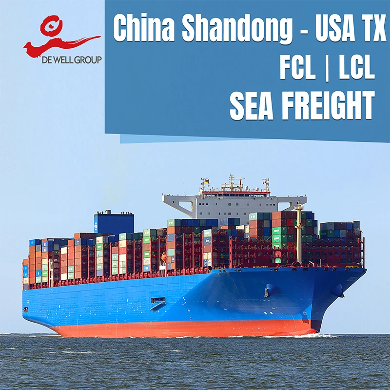 top 10 freight forwarders From China qingdao weihai rizhao to USA Houston San Antonio TX Shipping Agents