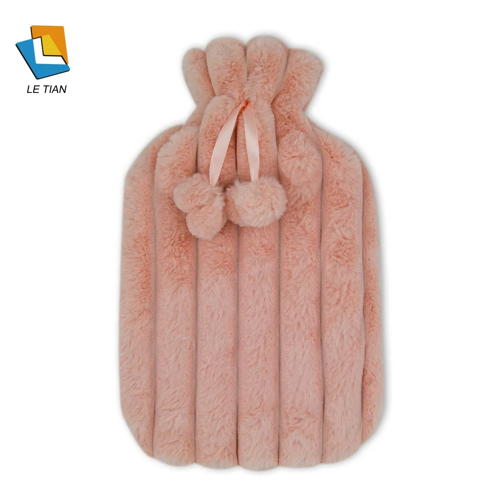 Warm Relax Heat Custom Logo Rubber Hot Water Bottle Bag