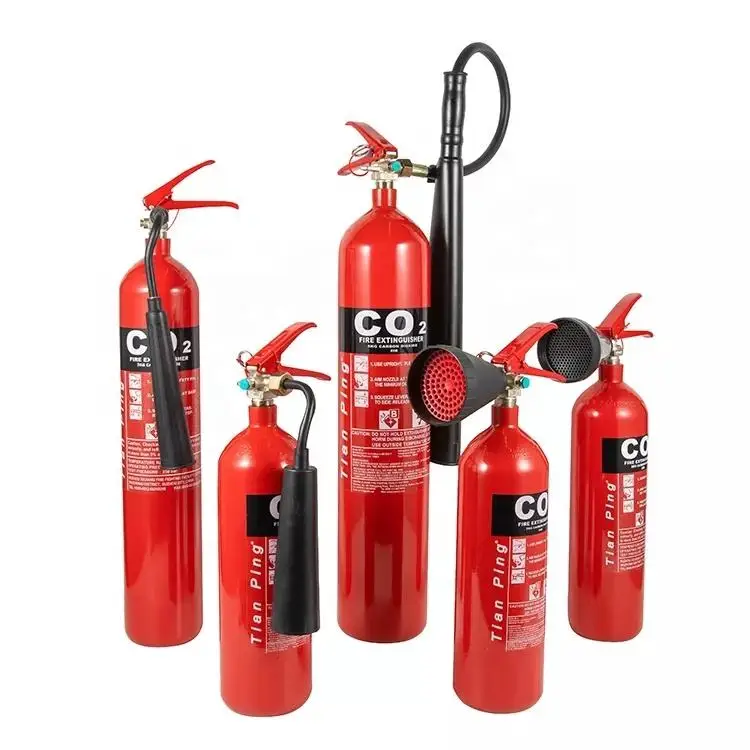 CE Certified CO2 Fire Extinguisher 2kg 2.3kg 3kg 4.5kg 5kg 6kg 6.8kg 7kg 9kg Fire Extinguisher Dry Powder Fire Extinguisher